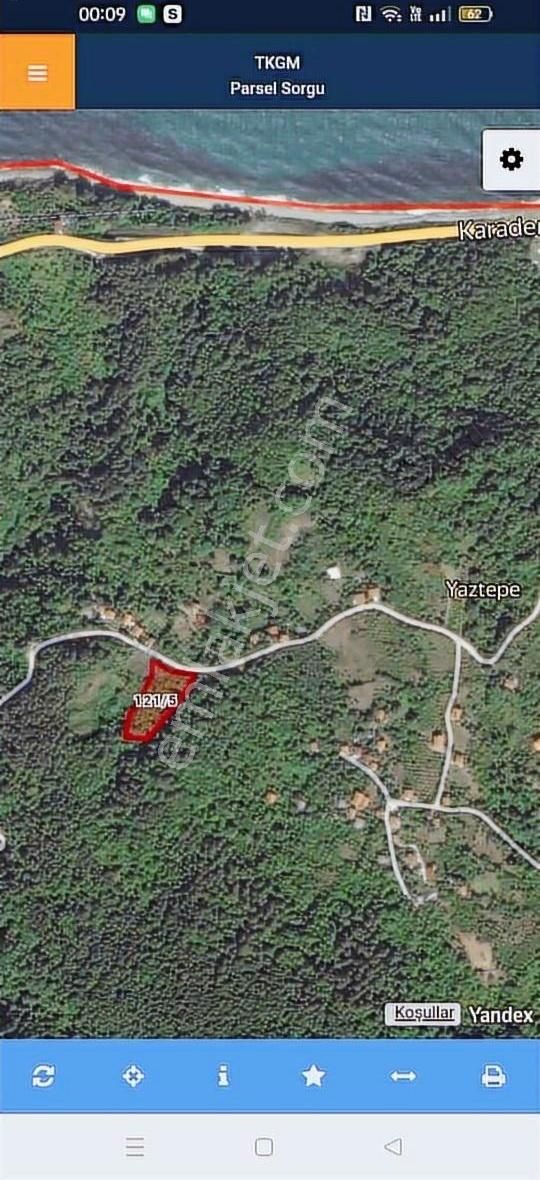 İnebolu Yaztepe' Köyünde Deniz Manzaralı Satılık Arsa