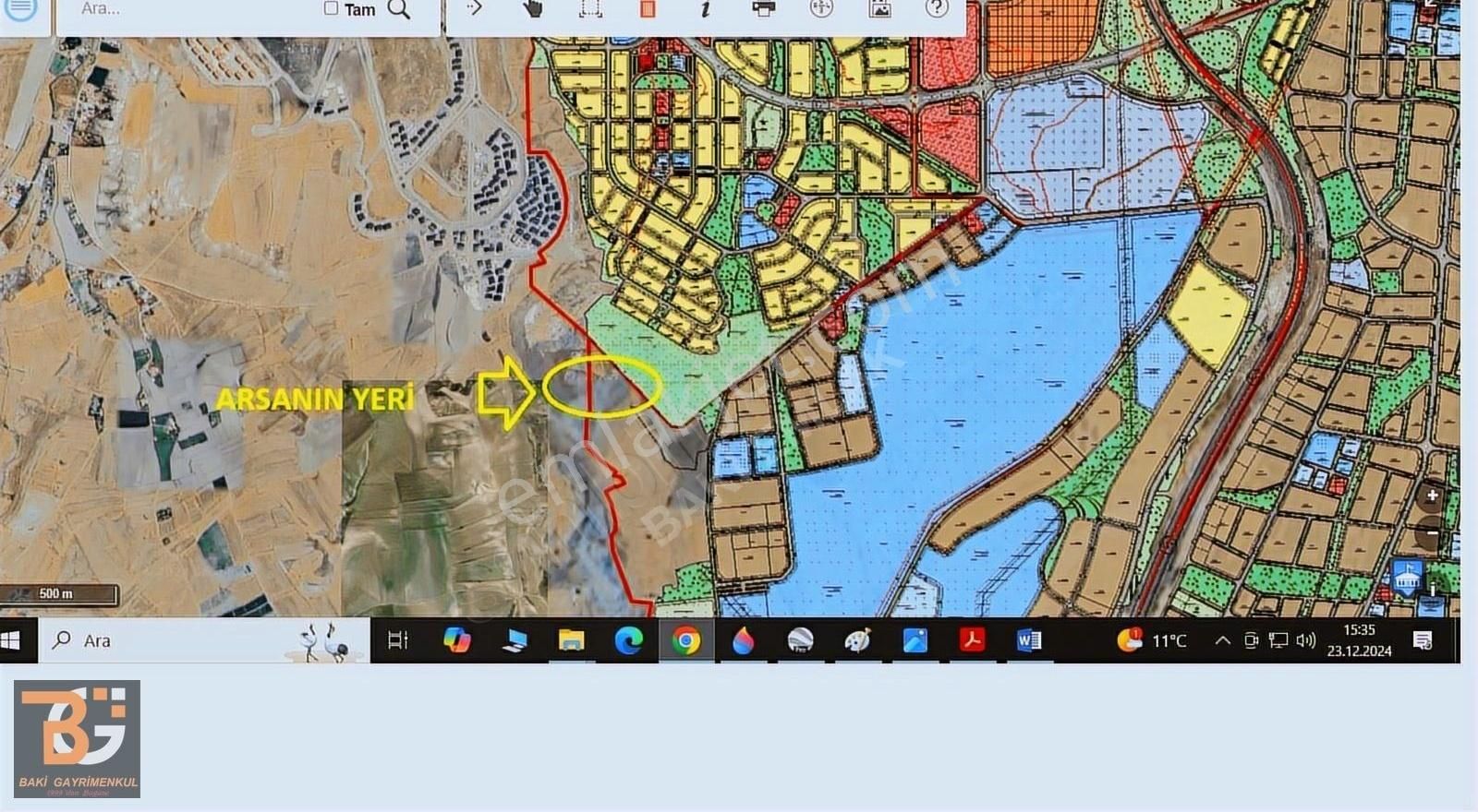 Etimesgut Elvan Köyü İmara Sınır Yatırımlık Satılık Tarla