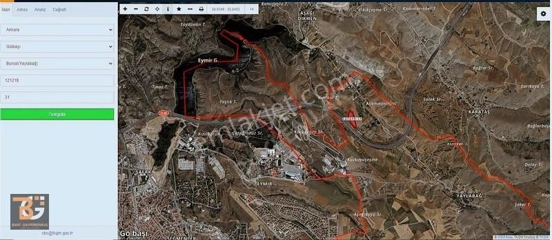 Baki Den Gölbaşı Yaylabağ Da Uygun Fiyata 399 M'2 Satılık Hiss