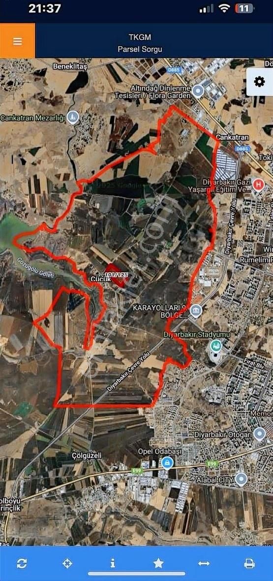Welat Gayrimenkul Kayapınar Cucük Te Satılık Kupon Arsa