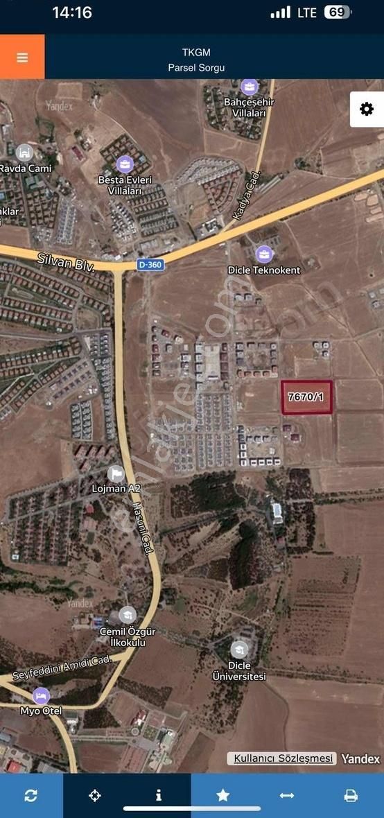 Teknokent Arkası Acil Satılık Arsa 211 Metrekare