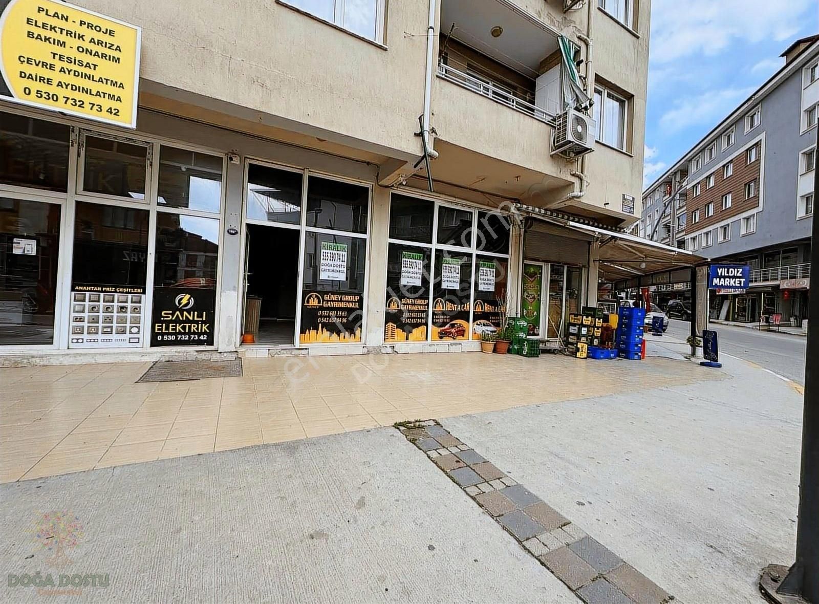 Doğa Dostu'ndan Kiralık 55m2 Dükkan +25m2 Ön Alan Kullanımı