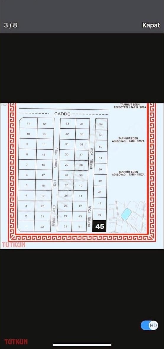Araç Takaslı* 251m2 Çanta Balabanda Konut İmarlı Arsa - Görsel 5