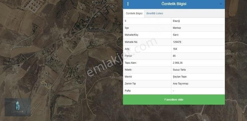 Lg'den Sarılıda Yatırımlık Yada Kullanımlık 2 Dönüm Bademlik