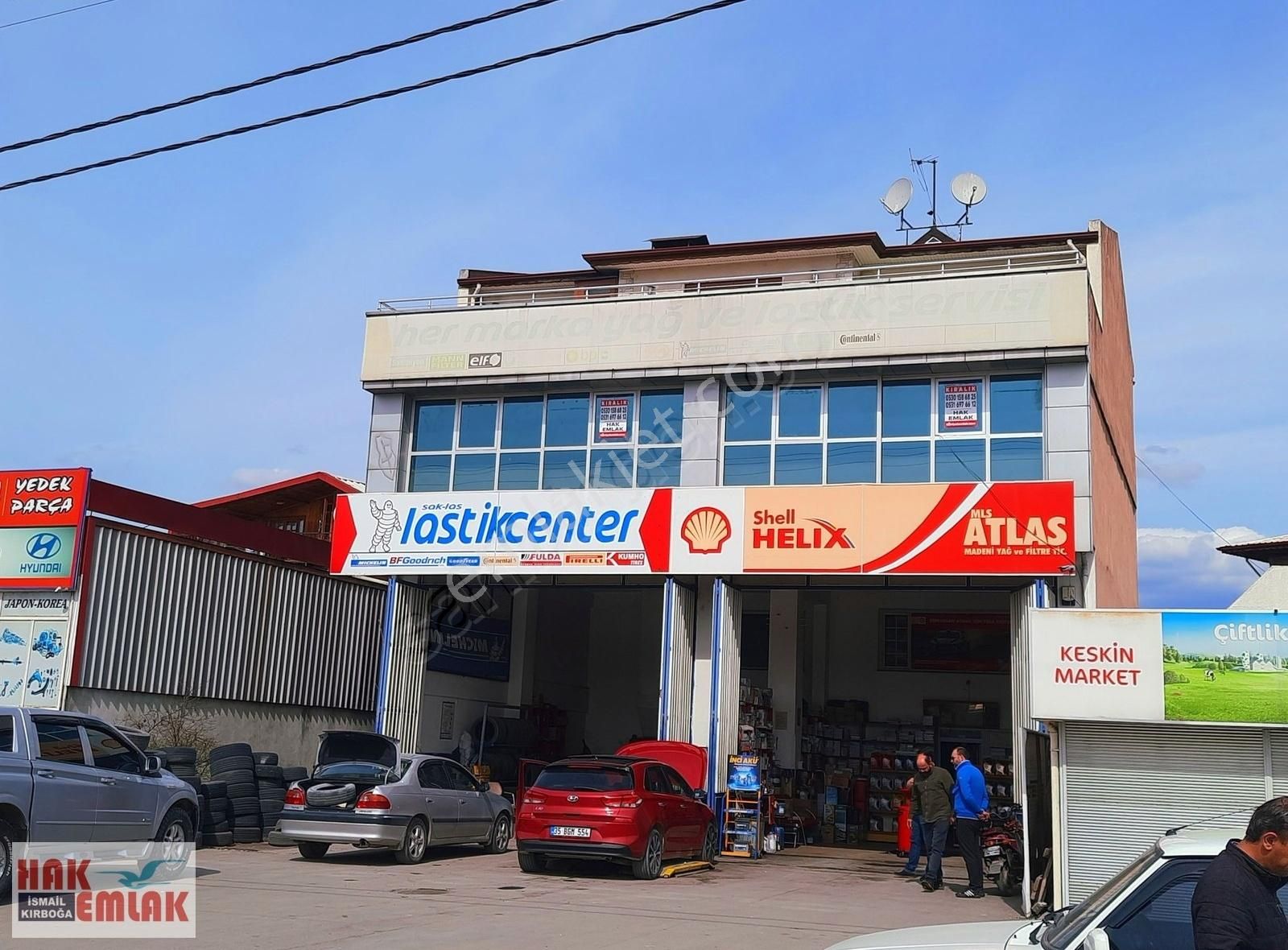 Hak Emlak'tan Yeni Mah.de D-100 Yoluna Cepheli Kiralık 3+1 Ofis