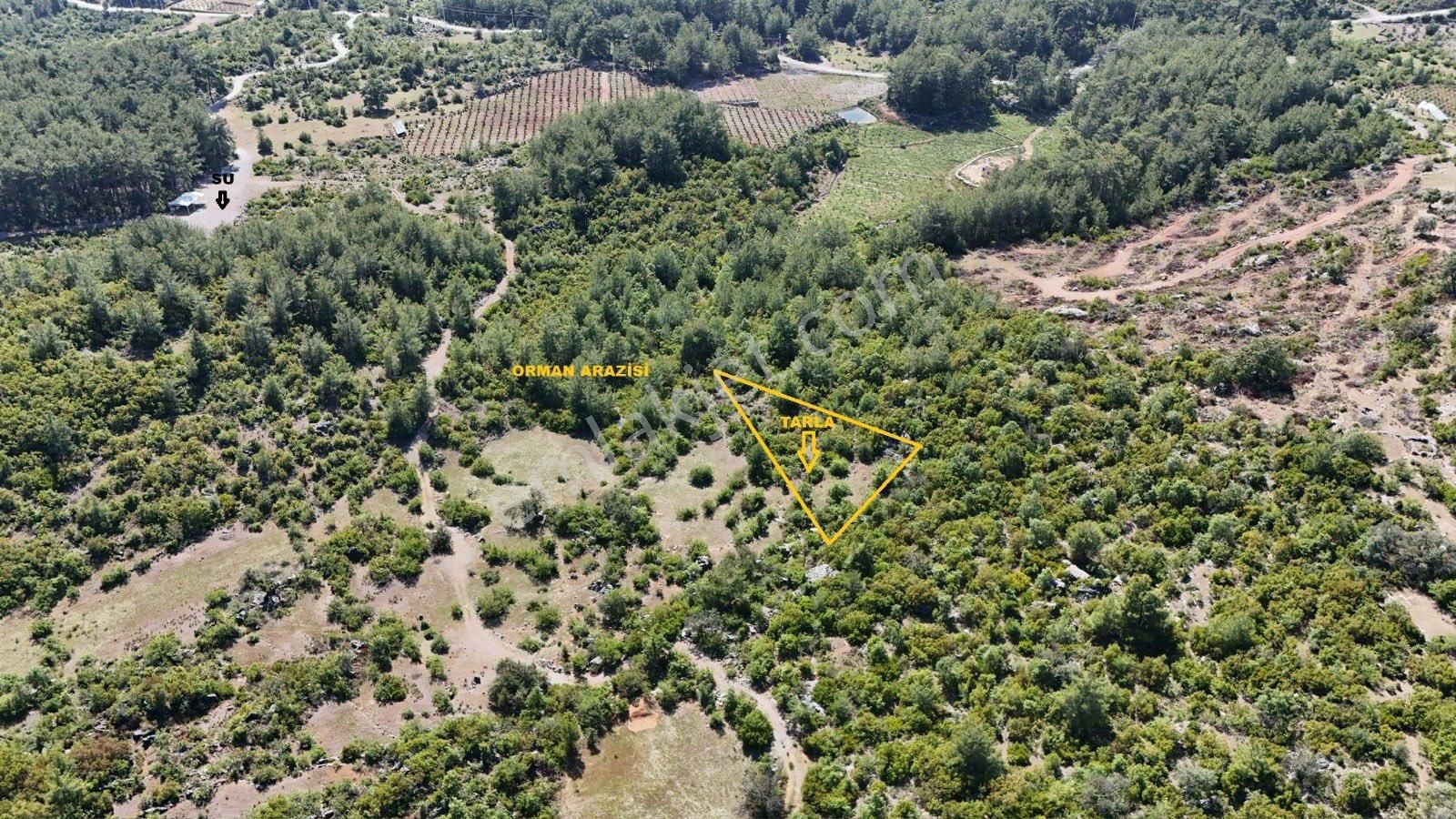 Alanya Saburlarda Satılık 1.048 M2 Müstakil Tarla