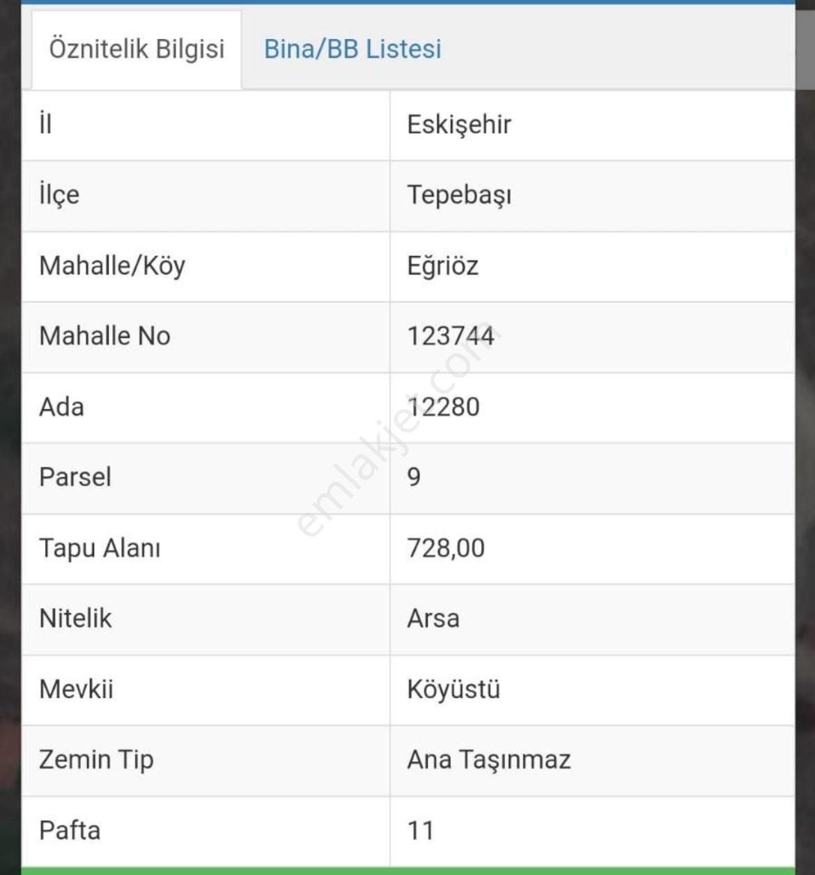 Durudan Eğriözde 2 Kata İmarlı Arsa Yol Su Elektirk Var