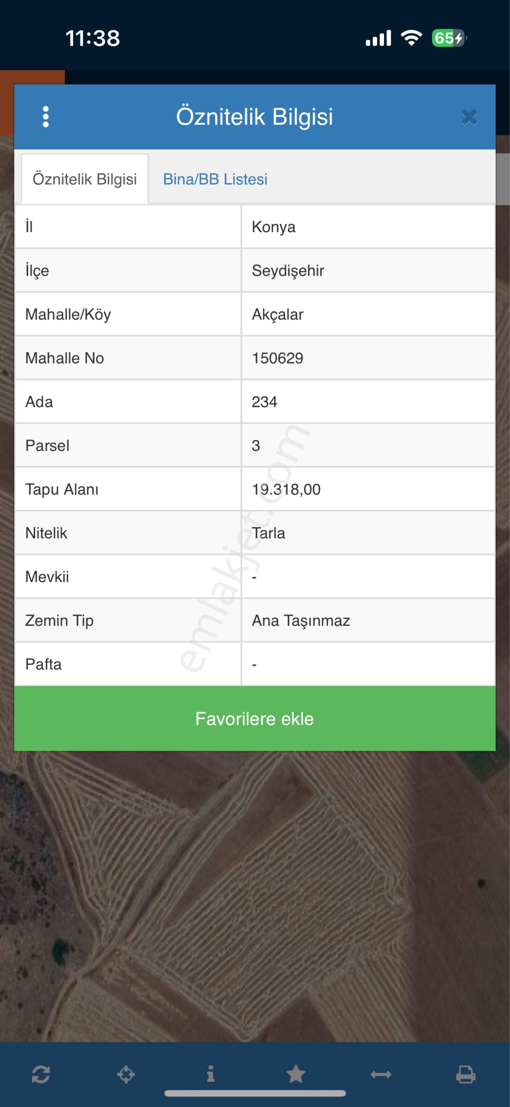 Termal Tesisi Arkası 19.318 Metre² Tarlamız Uygun Fiyata Satılık
