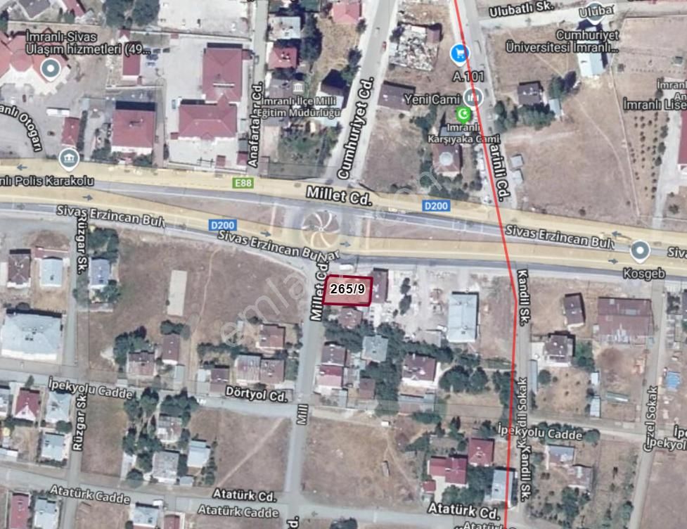 Sivas Satılık Arsa- İmranlı Karşıyaka Mah. Ticari-konut - Görsel 3