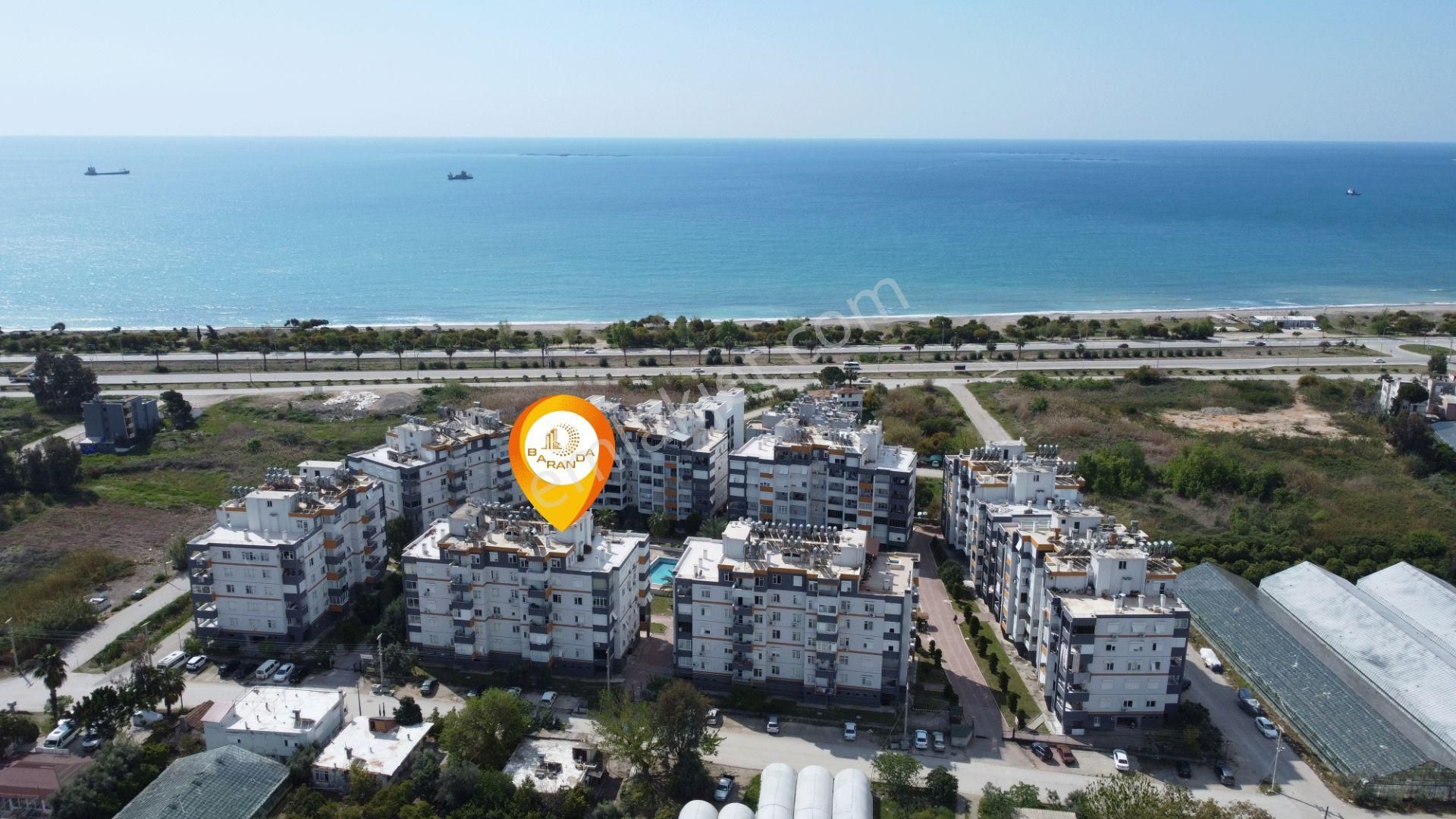 Finike Kum Mah. Site İçinde Teraslı Deniz Manzaralı Satılık 3+1 Daire
