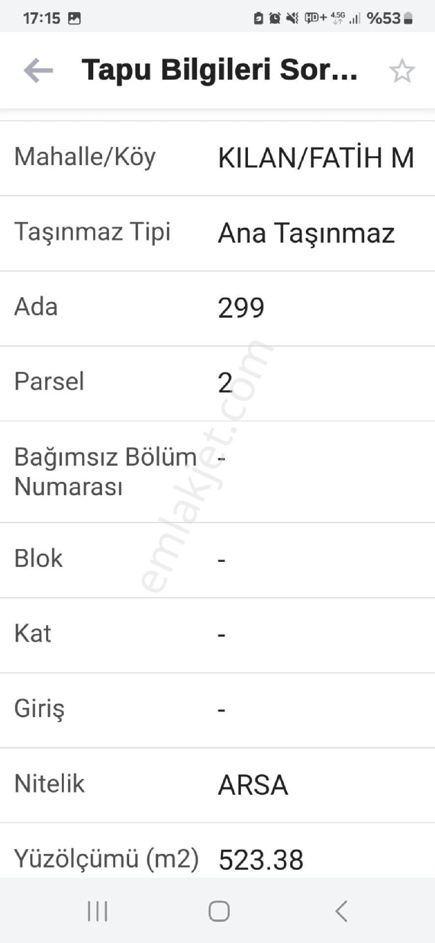Satılık Arsa Klan Yaylası