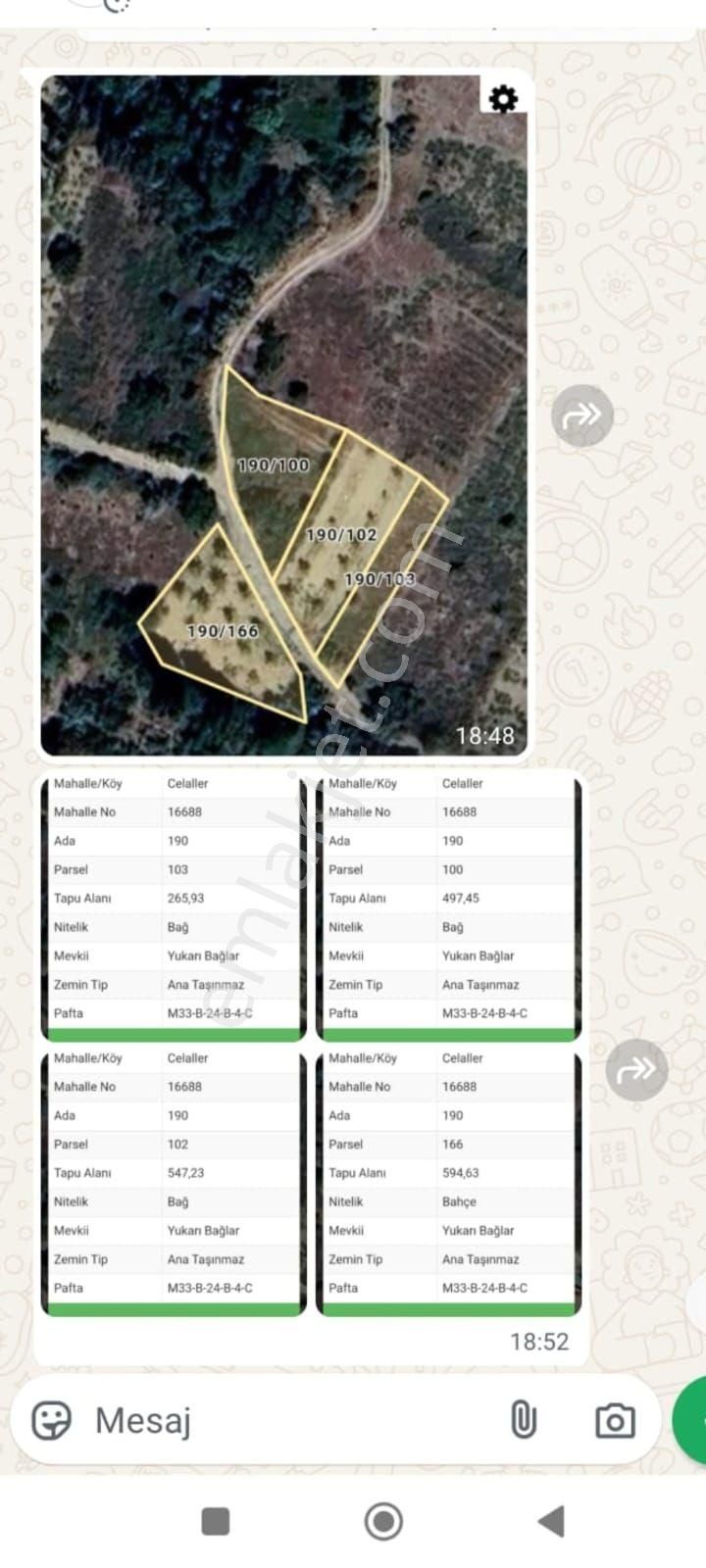 Niğde Çamardı Yolu Üzerinde Satılık Tarla