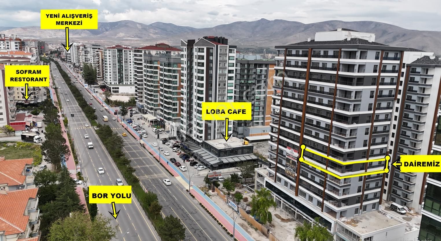 E.gökal Anka Yaşam Evleri Boryolu Ana Yola Cephe Lüx 4+1 Full