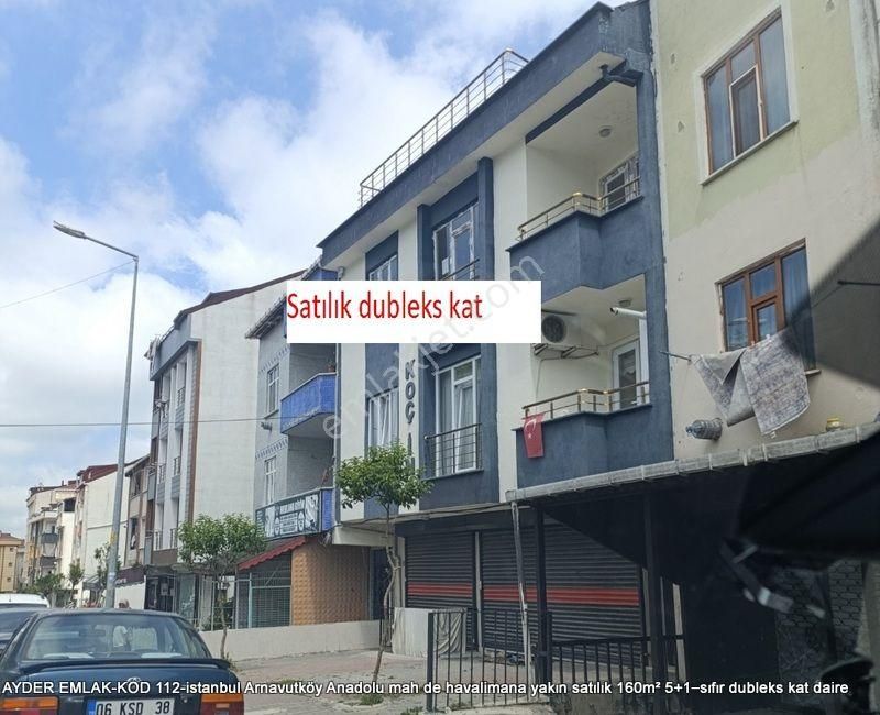Anadolu Mah De Havalimana Yakın Satılık 160m² 5+1–dubleks Kat Daire