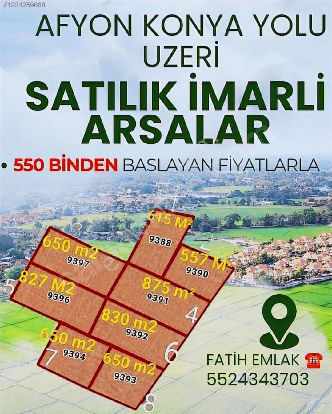 Konya Yolu Üzerinde Satılık İmarlı Arsalar