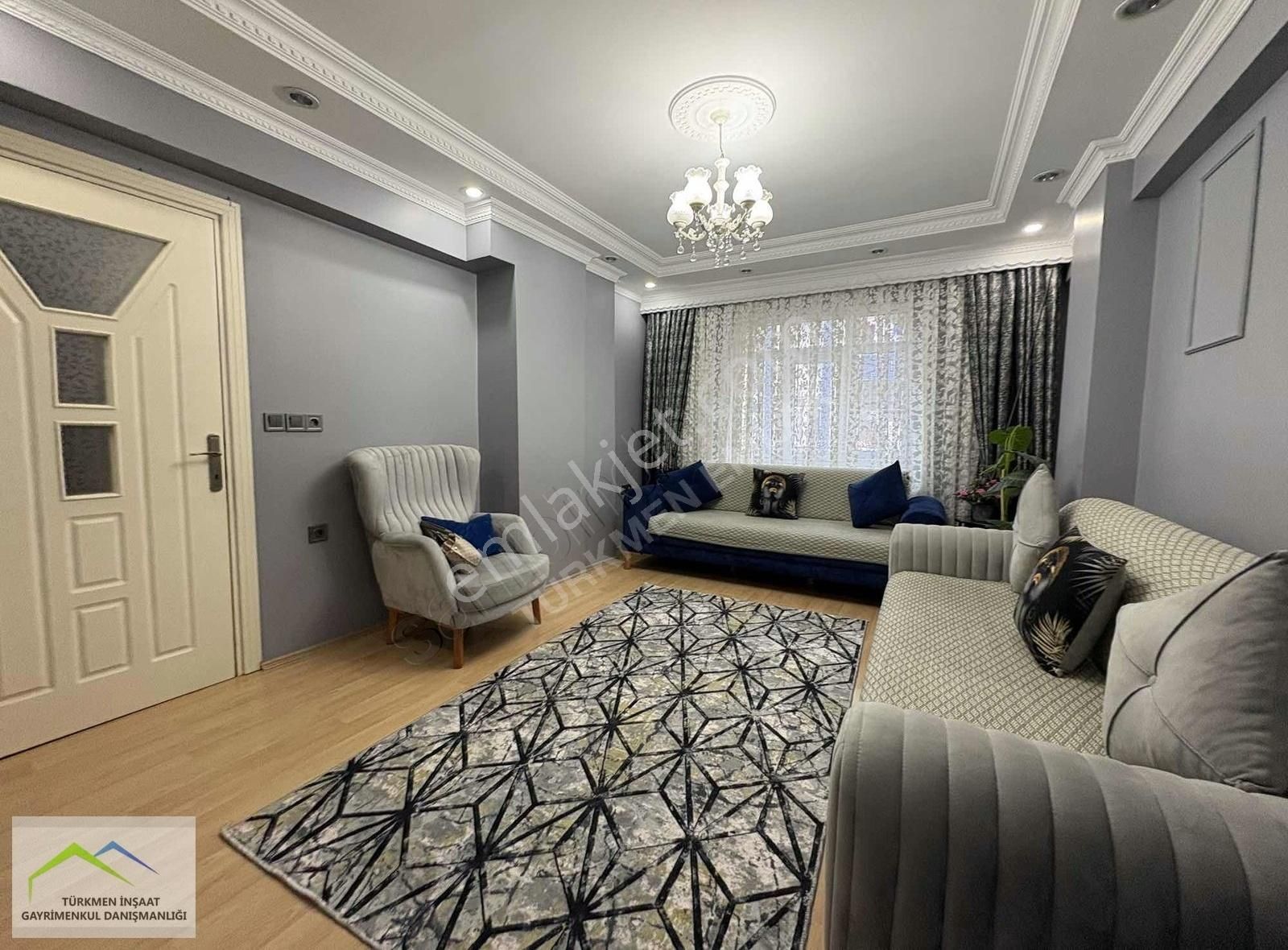 Türkmen Emlaktan Satılık Ara Kat 2+1 Güney Cephe Daire
