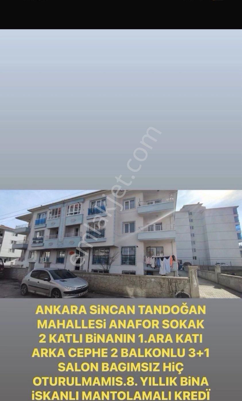 Sincan Tandoğan 3 + 1 Satılık Birinci Kat Kelepir Sekiz Yıllık Daire