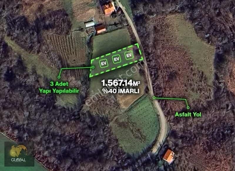 1.567m² Satılık İmarlı Arsa - Hatipler Plajına 5dk Mesafede