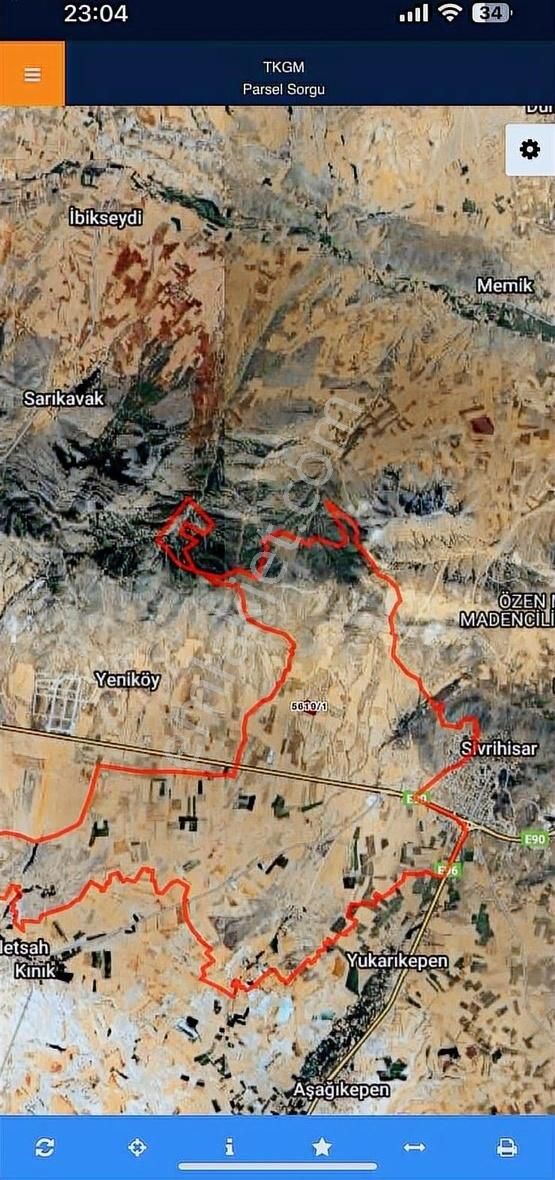 Sivrihisar Organize Yanı Yenice Mahallesi'nde Kelepir Arazi