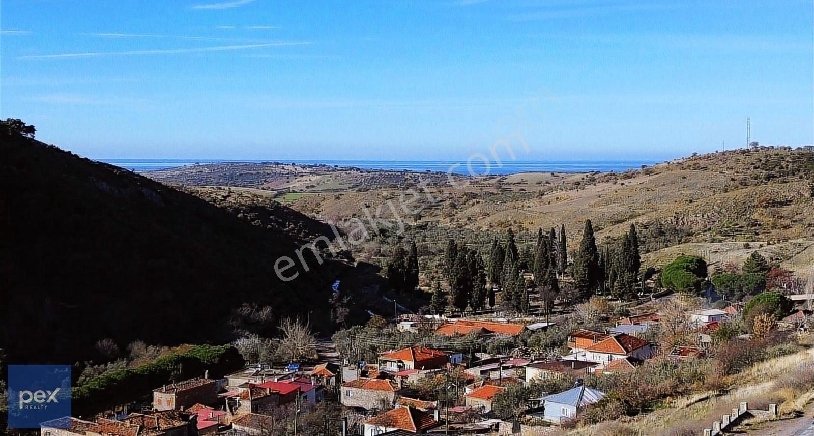 Çanakkale Ayvacık Babadere'de Deniz Manzaralı Satılık Arsa