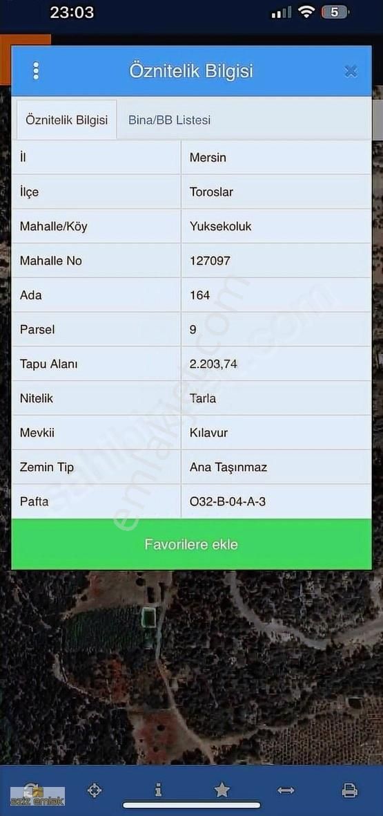 Aziz Emlak'tan Yüksekoluk'ta Satılık 2.200 Uygun Fiyata
