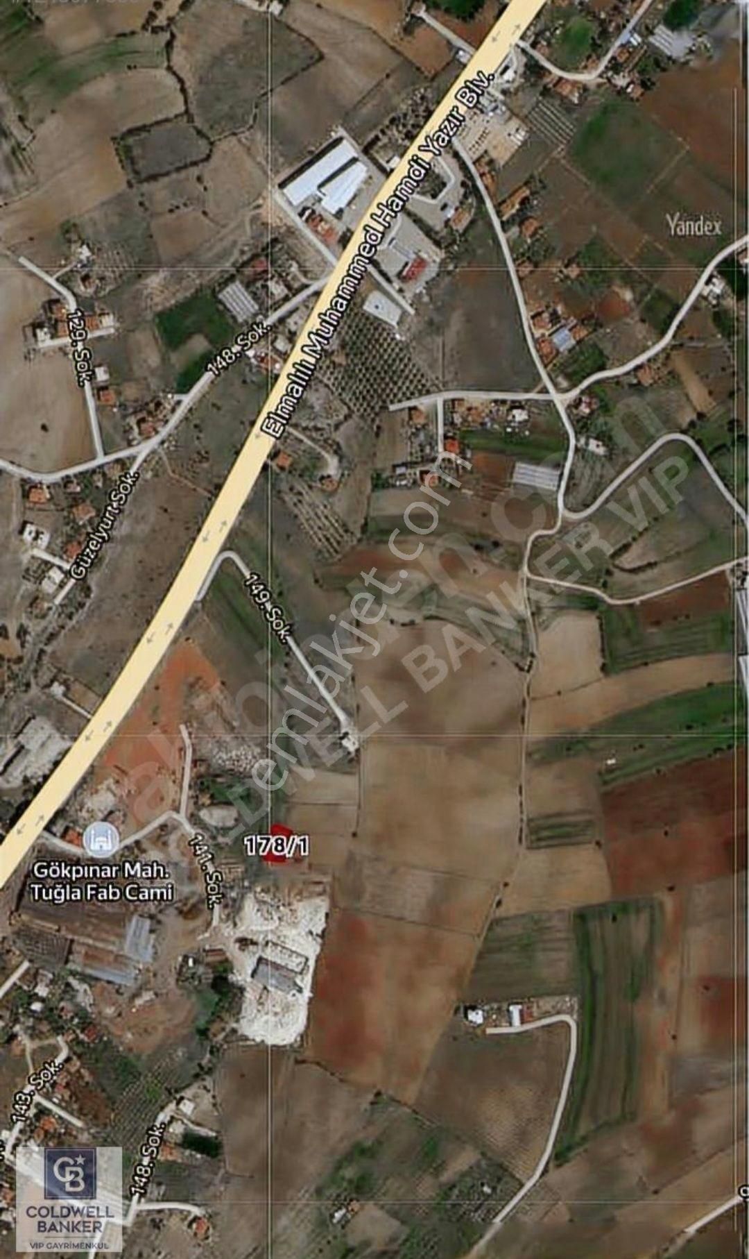 Antalya Elmalı’da Tek Tapu 560 M2 Satılık İmarlı Arsa