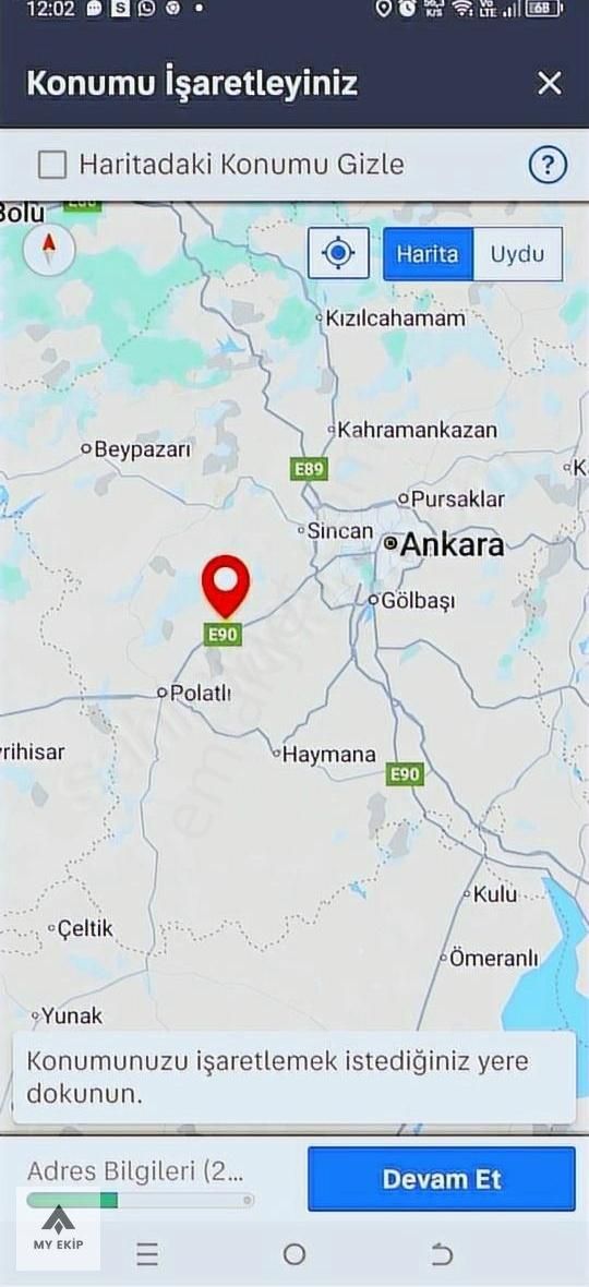 Ankara Sincan Temelli Organizeye-gazimerkezdesatılık İmarlıarsa - Görsel 5