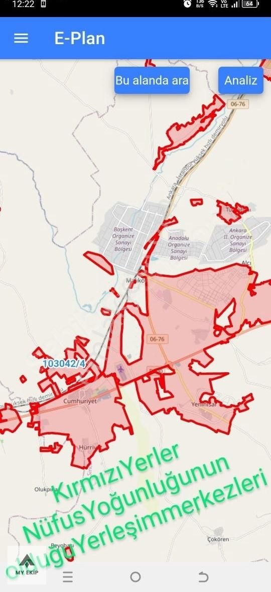 Ankara Sincan Temelli Organizeye-gazimerkezdesatılık İmarlıarsa - Görsel 4