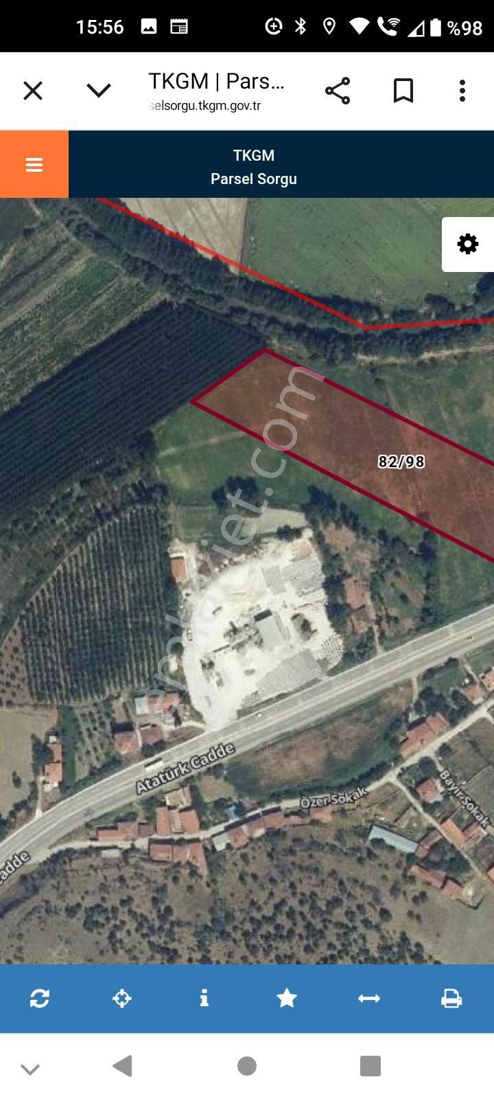 Turhalda Yeşil Irmaktan Sulanabilen Tarla