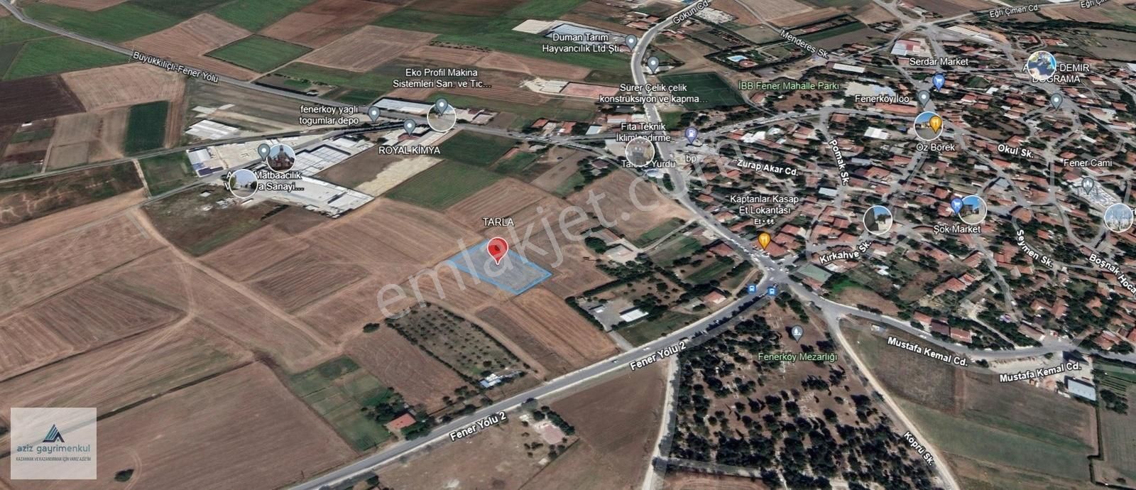 Silivri Fenerde Köye Sadece 150 Metre Mesafede 553 M2 Tarla - Görsel 3