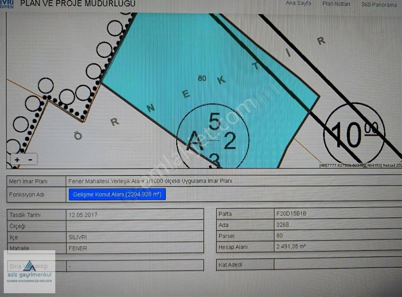 Silivri Fenerde Köye Sadece 150 Metre Mesafede 553 M2 Tarla - Görsel 9
