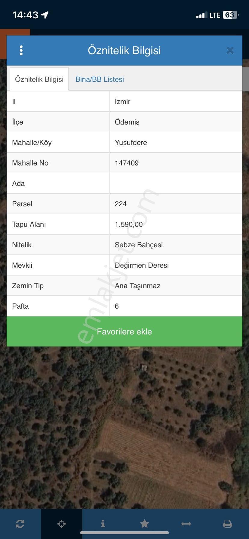 İzmir Ödemişte Satılık Arazi - Görsel 2
