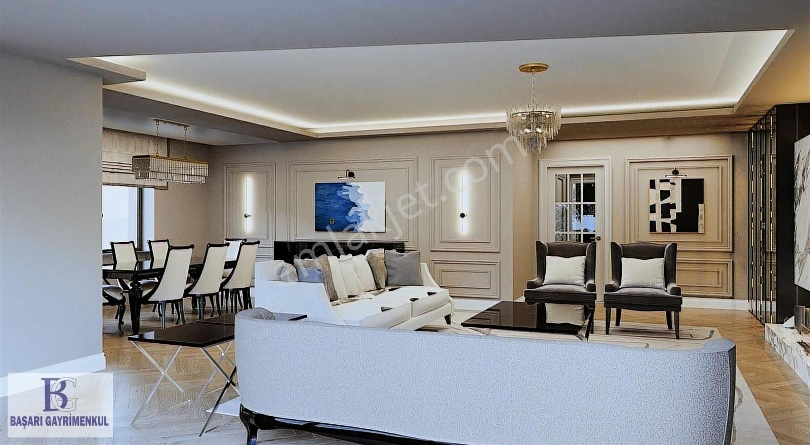 Başarı'dan Sahile 3. Bina Az Katlı Butik Bina'da 240 M2 Balkonlu