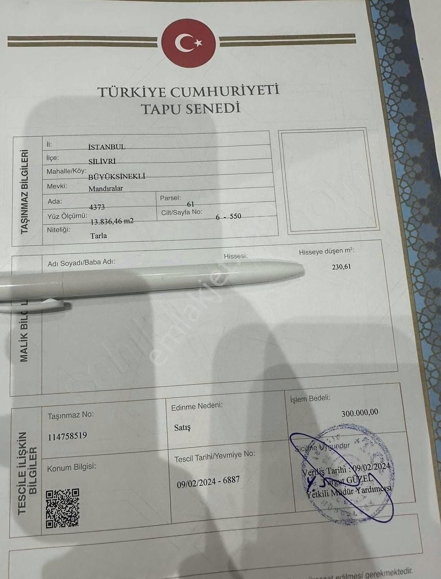 İstanbul Silivri Büyüksineklıde 230 M2 Yatırımlıkarsamız Satısda - Görsel 3