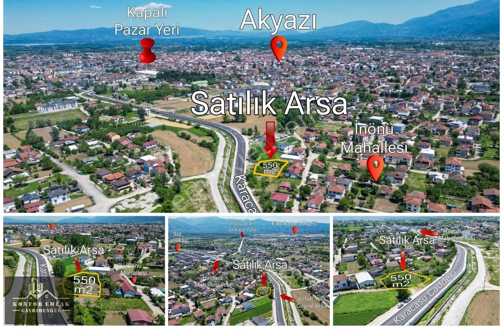 Konfor Emlaktan Güzel Konumda Kat Karşılığı Arsa İnönü Mah