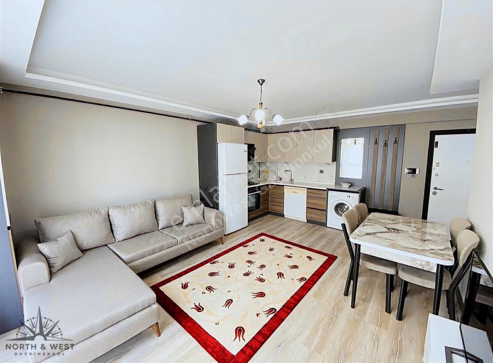 İncek'te Sıfır Eşyalı Lüks 1+1 Kiralık Daire North&west Gym