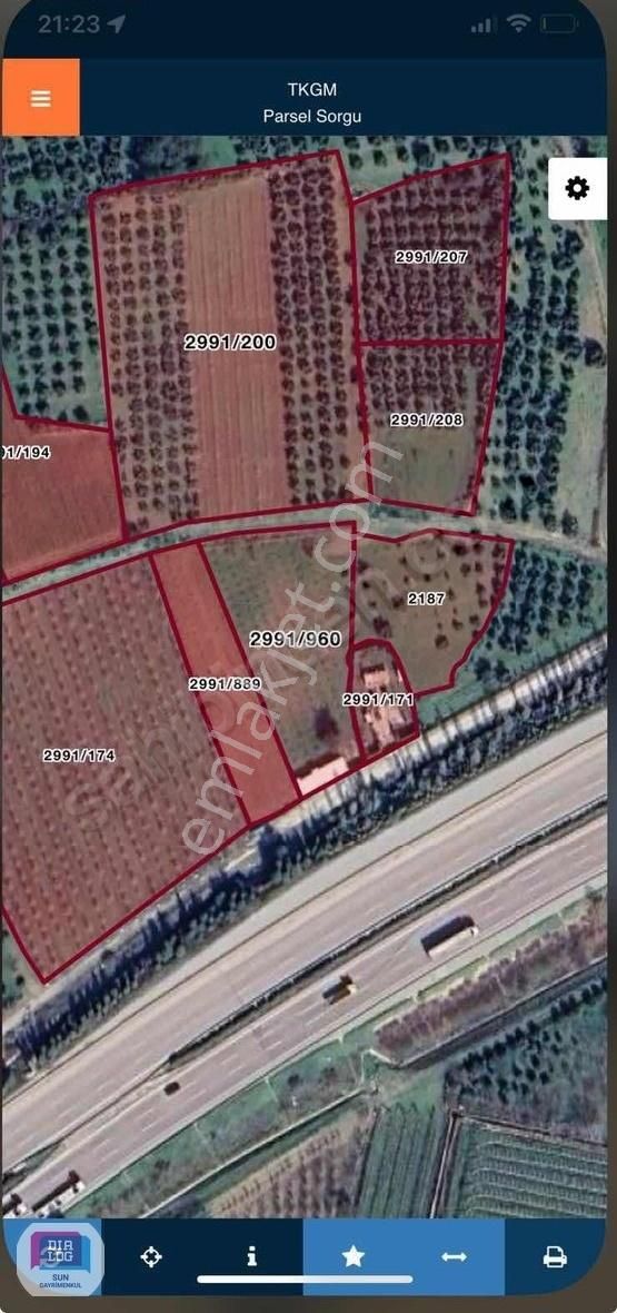 Dialog Sun Satılık Gürsu Kazıklı'da 2.523,96 M² Tarla Hissesi