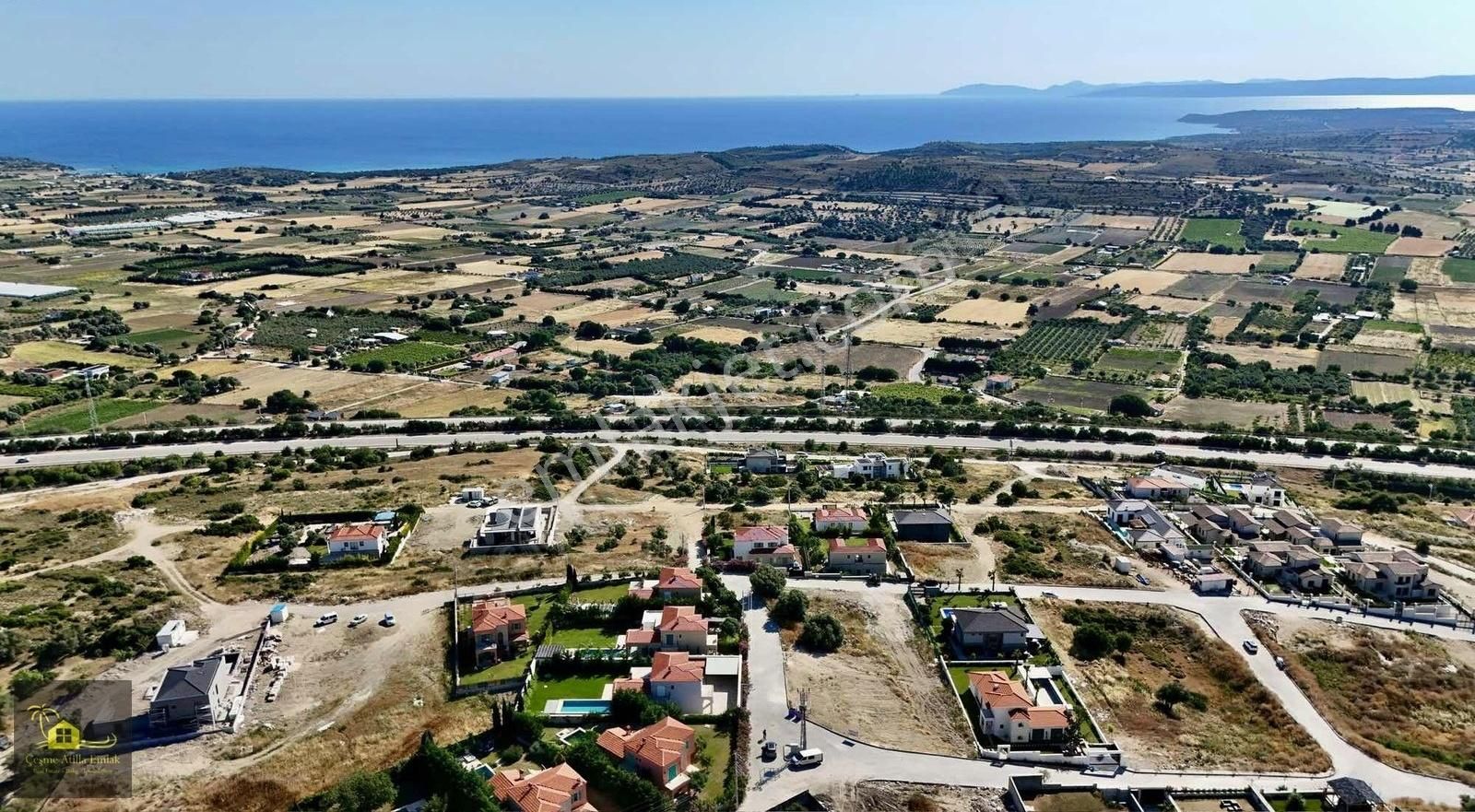 Çeşme De Köşe Kapanmaz Deniz Manzaralı Kupon Arsa