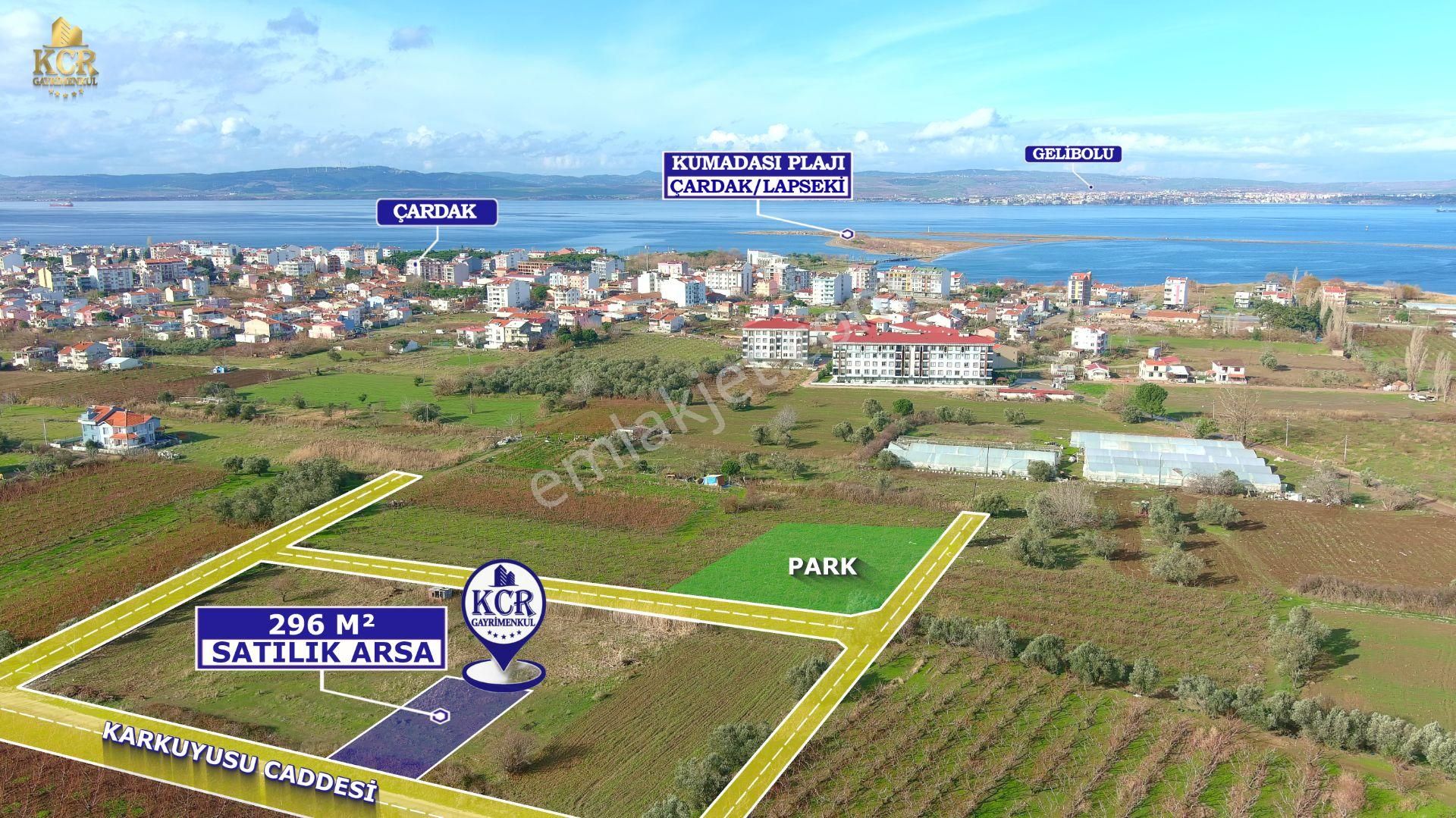 Lapseki Çardak'ta Cadde Cepheli Satılık Arsa - Görsel 3