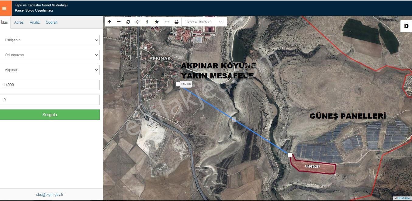 Akpınar Mh. Doğankaya'da Elektrik-su-tel Örgülü Hobi Bahçesi