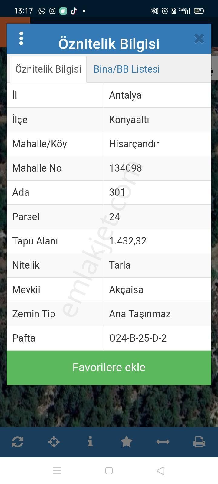 Köyün Merkezinde Fırsat Arsası