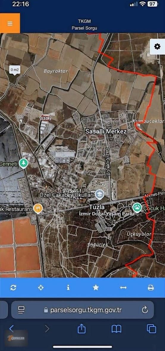Çepiklerden Sasalıda Ticari İmarlı Arsa
