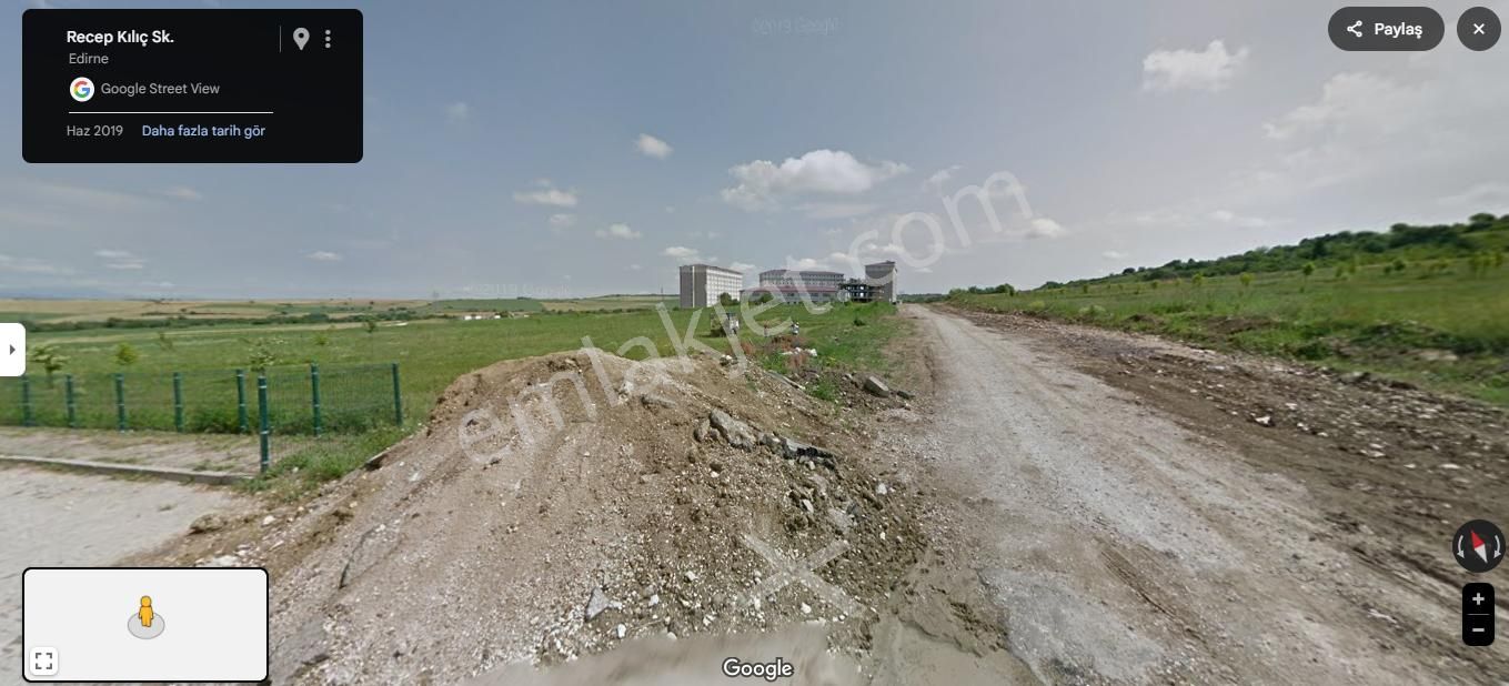 Edirne Merkez Fırınlarsırtı Toki Yanında Satılık İmarlı 826 M2 Arsa