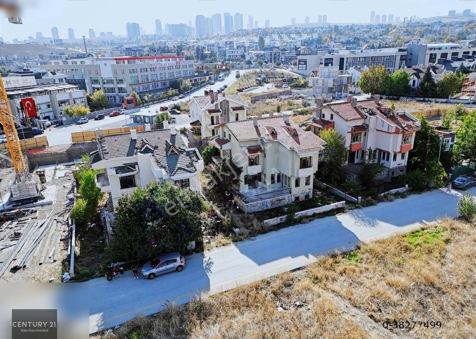 Çankaya Çayyolu 1. 211/12 Ada Parsel Lokasyonu Mükemmel Villa
