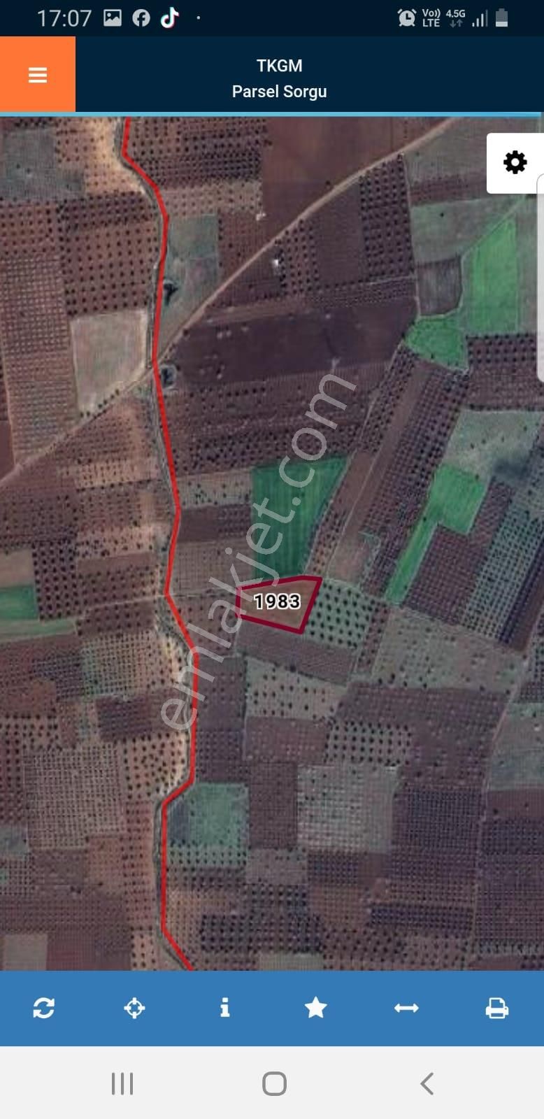 Ertaş Group'tan Kilis Acar Kötühöyük Mevkii'nde Satılık Arazi