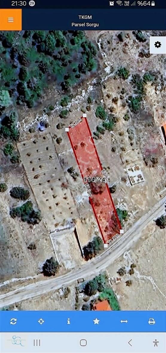 Sedir'den Kalkan Üzümlü'de 745 M2 Satılık Parsel