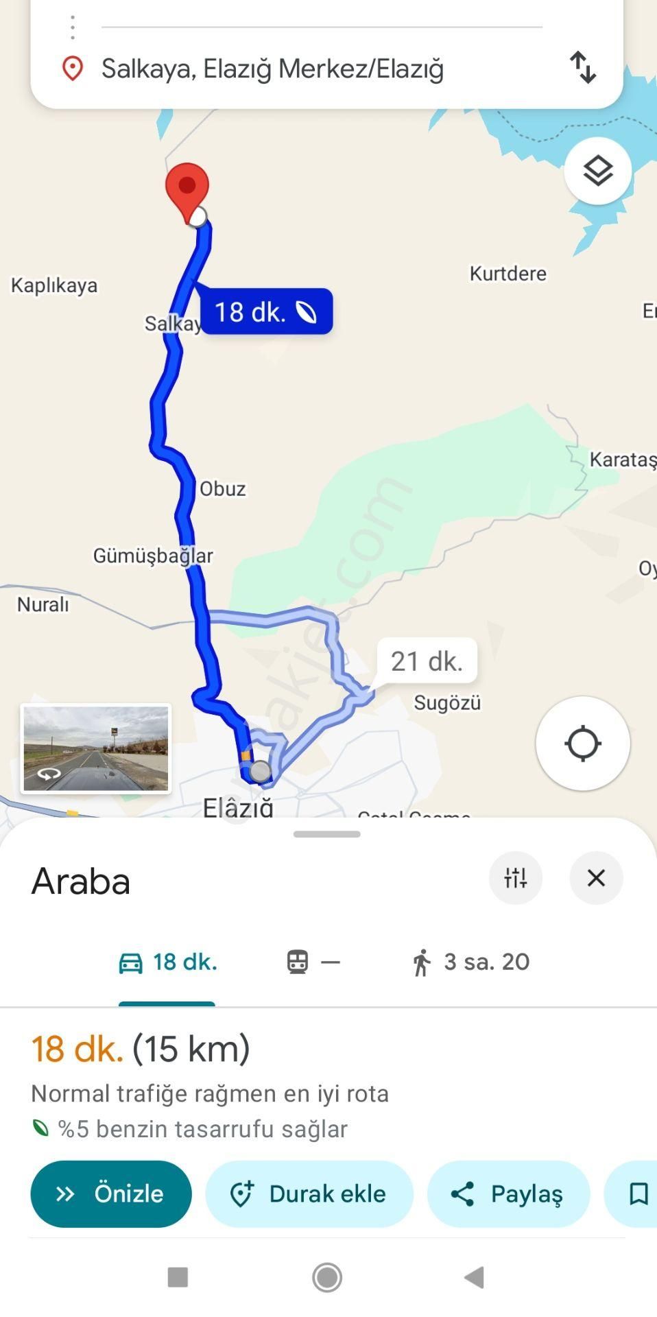Harzem Gayrimenkulden Sarılı Da Satılık Küçük Parça Tarla