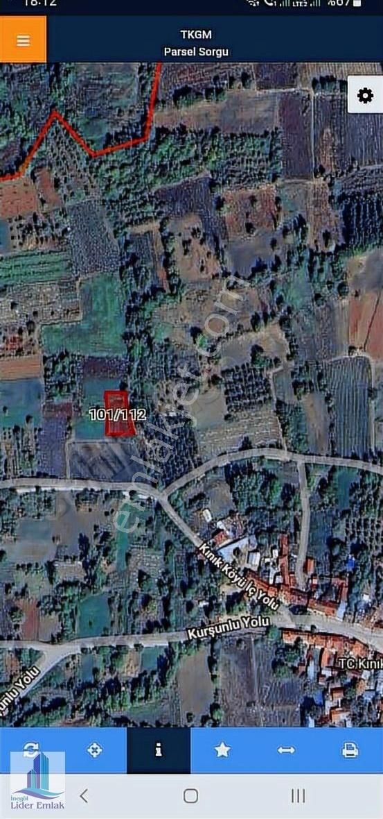 Bursa İnegöl Kınık Mh 885 M2 Satılık Tarla