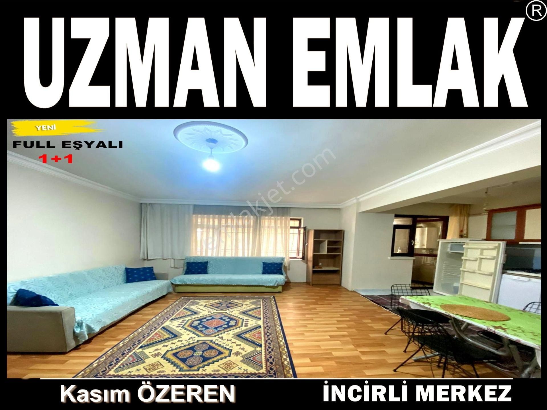 Uzman Emlak Dan İncirli Mh. Kot- 1 De Yapılı Amerikan Mutfak 1+1