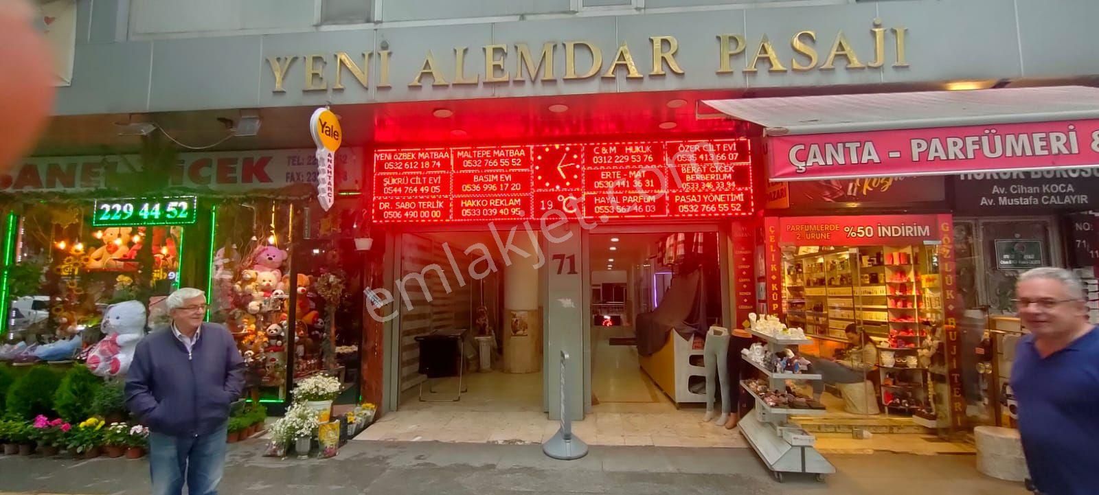Cg Nova'dan Gmk'da Alemdar Pasajı Kiralık Dükkan